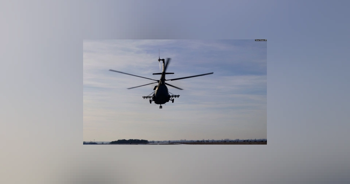 На Луганщині дрони «Хорнет» спалили російський гелікоптер Мі-8