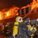 Росіяни після удару по останньому «Епіцентру» в Харкові атакували гіпермаркет у Полтаві — спалахнула пожежа