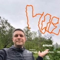 Бігун Севастьянов створив GPS-малюнок для захисників Очакова