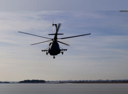 На Луганщині дрони «Хорнет» спалили російський гелікоптер Мі-8